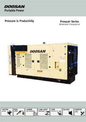 Stationaire Perslucht Compressors - diesel, elektrisch, benzine Doosan PA1150C