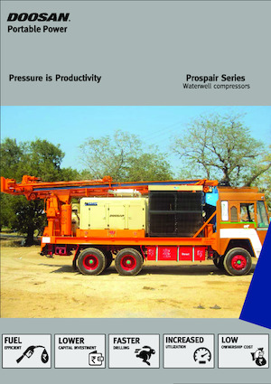 Stationaire Perslucht Compressors - diesel, elektrisch, benzine Doosan PA536ATC