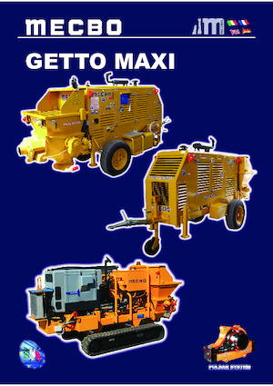 Stationaire betonpompen Mecbo Getto Maxi