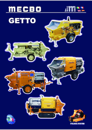 Stationaire betonpompen Mecbo Getto P2.800 H