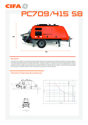 Stationaire betonpompen CIFA PC 709