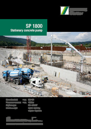 Stationaire betonpompen SCHWING-Stetter SP 1800 D
