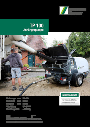 Stationaire betonpompen SCHWING-Stetter TP 100 D