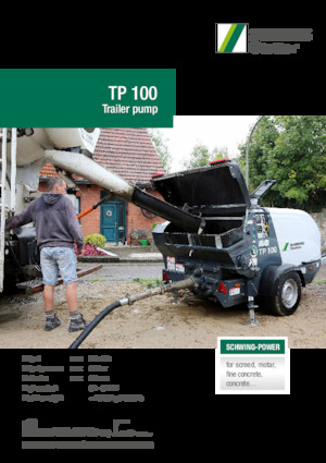 Stationaire betonpompen SCHWING-Stetter TP 100 D