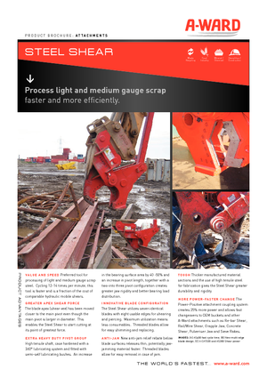 Staalschrootsnijders A-Ward AS400