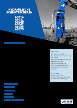Staalschrootsnijders Arden AS042
