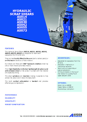 Staalschrootsnijders Arden AS042