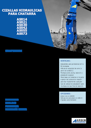 Staalschrootsnijders Arden AS042