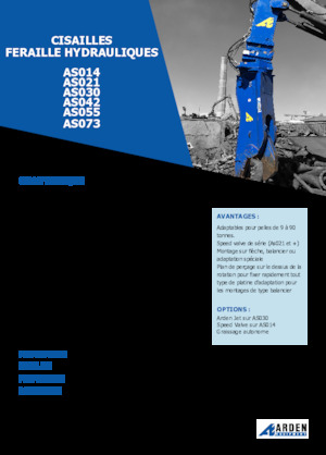 Staalschrootsnijders Arden AS042