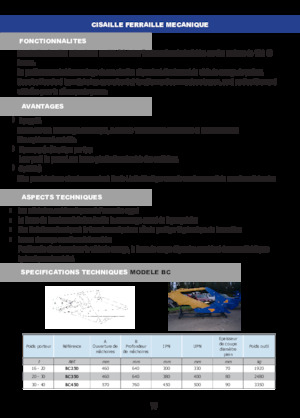 Staalschrootsnijders Arden BC 250