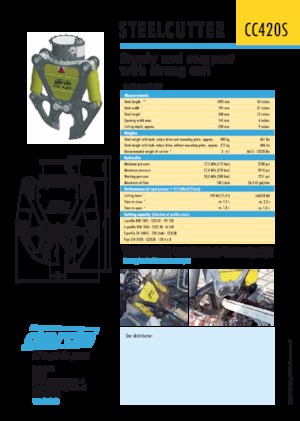Staalschrootsnijders Darda CC420 S
