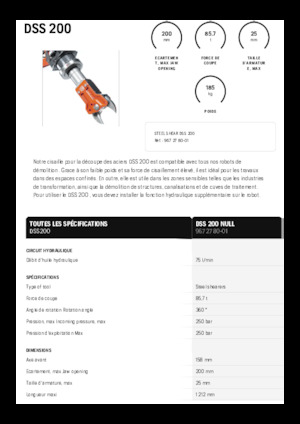 Staalschrootsnijders Husqvarna DSS 200