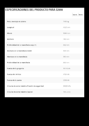 Staalschrootsnijders Caterpillar S2090