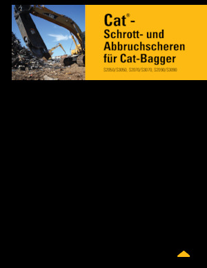 Staalschrootsnijders Caterpillar S2070