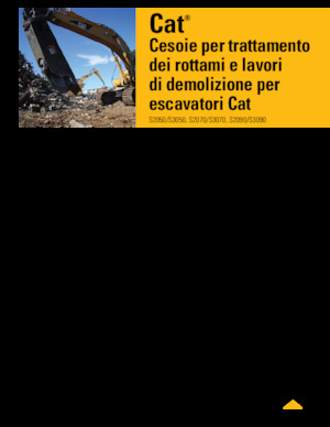 Staalschrootsnijders Caterpillar S2070