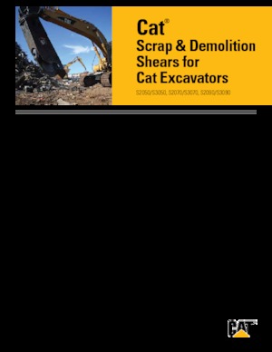 Staalschrootsnijders Caterpillar S2050