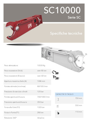 Staalschrootsnijders Promove SC 10000