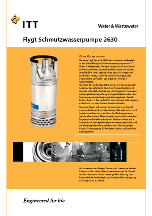 Rioolpomp Flygt-Pumpen 2630 LR 251