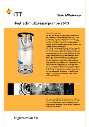 Rioolpomp Flygt-Pumpen 2640 LR 251