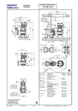Rioolpomp Faggiolati G 210 R3C2-M30AA2