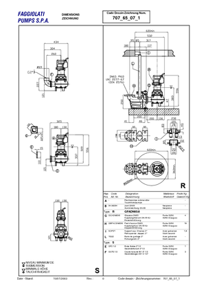 Rioolpomp Faggiolati G 271 T1M1-L40AA1