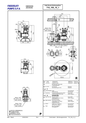 Rioolpomp Faggiolati G 410 R1M1-P90AA2