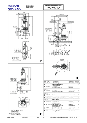 Rioolpomp Faggiolati G 418 R2C5-S100AA2