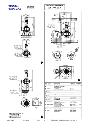 Rioolpomp Faggiolati G820 R4C3-W140AA2