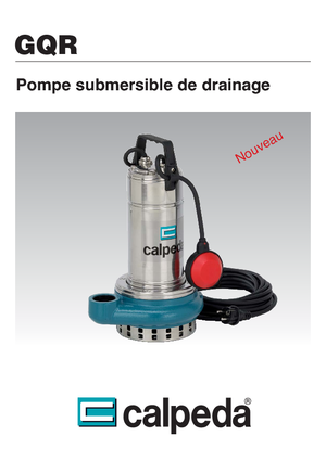 Rioolpomp Calpeda GQR 10-16