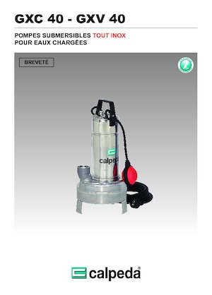 Rioolpomp Calpeda GXC 40-13