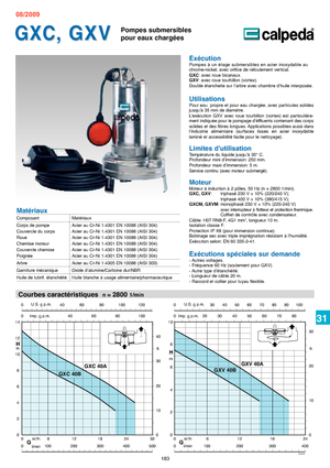 Rioolpomp Calpeda GXC 40 A