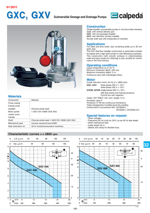 Rioolpomp Calpeda GXC 40 A