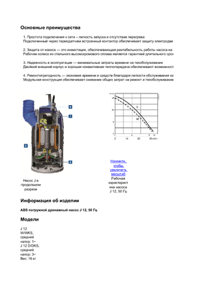 Rioolpomp ABS-Pumpen J 12 D
