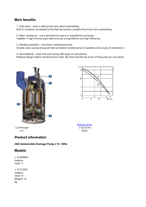 Rioolpomp ABS-Pumpen J 12 D