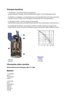 Rioolpomp ABS-Pumpen J 15 D