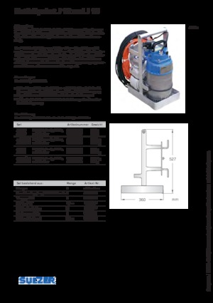 Rioolpomp Sulzer J 15 D/KS