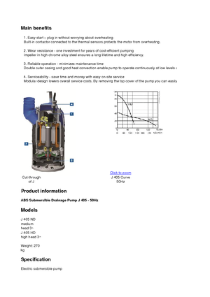 Rioolpomp ABS-Pumpen J 405 HD