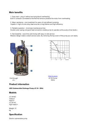 Rioolpomp ABS-Pumpen JC 34 HD