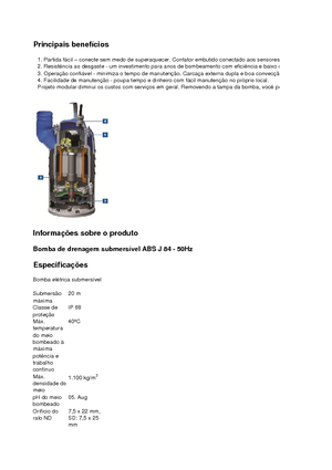 Rioolpomp ABS-Pumpen J 84 LD direkt