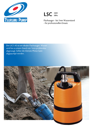 Rioolpomp Tsurumi-Pumpen LSC1.4S2