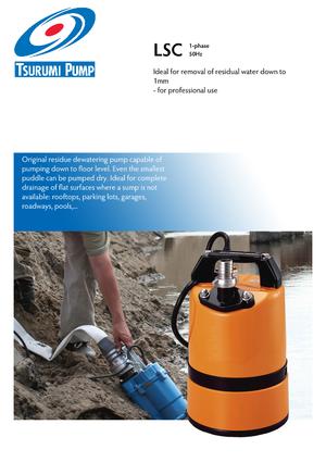 Rioolpomp Tsurumi-Pumpen LSC1.4S2