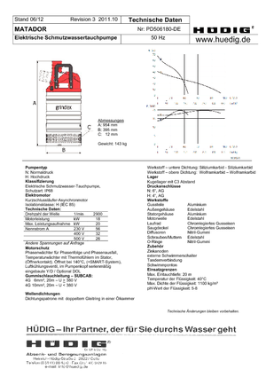Rioolpomp Grindex Matador N