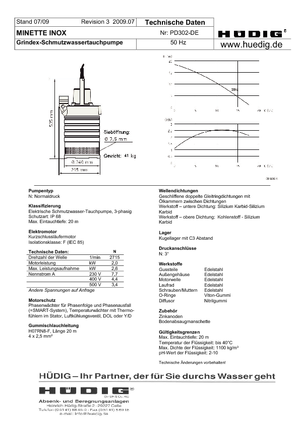 Rioolpomp Grindex Minette D Inox