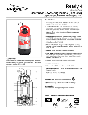 Rioolpomp Flygt-Pumpen Ready 4