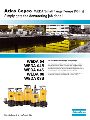 Rioolpomp WEDA Weda 04
