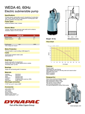 Rioolpomp WEDA Weda 40