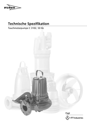 Vuilwaterpompen Flygt-Pumpen CS 3102 LR 252 EEx