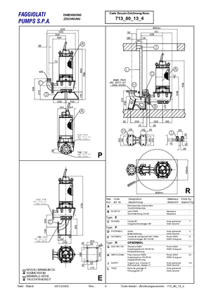 Vuilwaterpompen Faggiolati G 213 R6V2-M50AA2