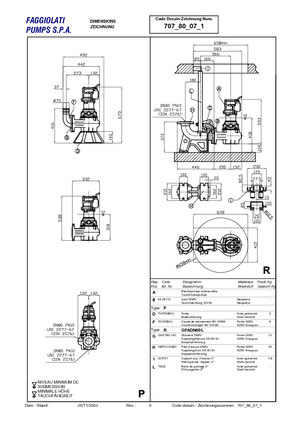 Vuilwaterpompen Faggiolati G 471 T6V1-M50AA0