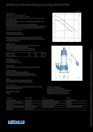 Vuilwaterpompen Sulzer JS 15 D 126